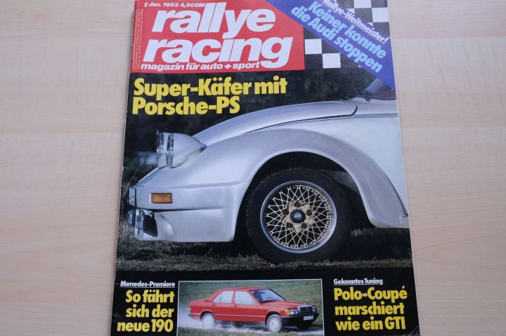 Deckblatt Rallye Racing (01/1983)